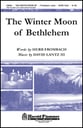 The Winter Moon of Bethlehem SATB choral sheet music cover
